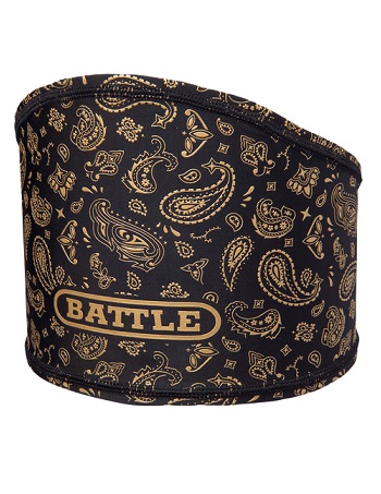 Battle Bandana Skull Wrap Black-Gold 1